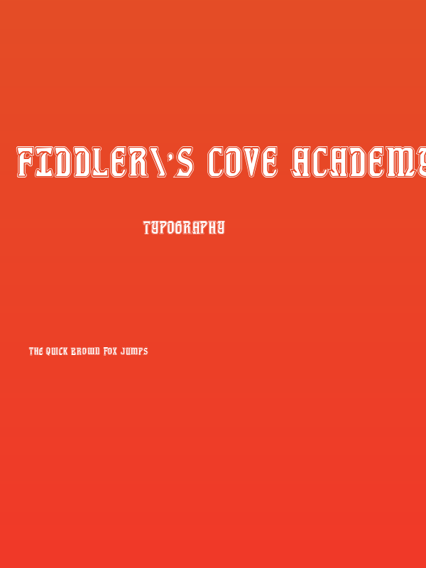 Fiddler's Cove Academy Regular Poster
