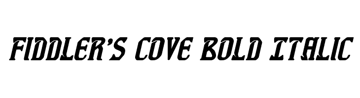 Fiddler's Cove Bold Italic Font