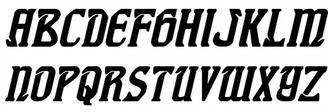 Fiddler's Cove Bold Italic फ़ॉन्ट लोअरकेस