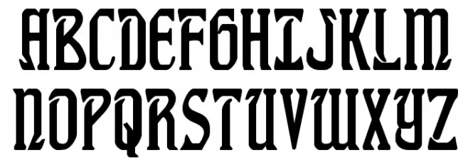 Fiddler's Cove Condensed Polices MAJUSCULES