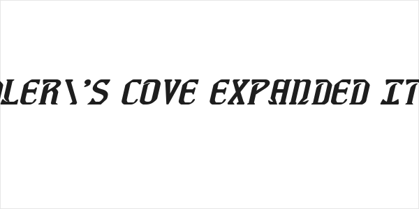 Fiddler's Cove Expanded Italic Logo