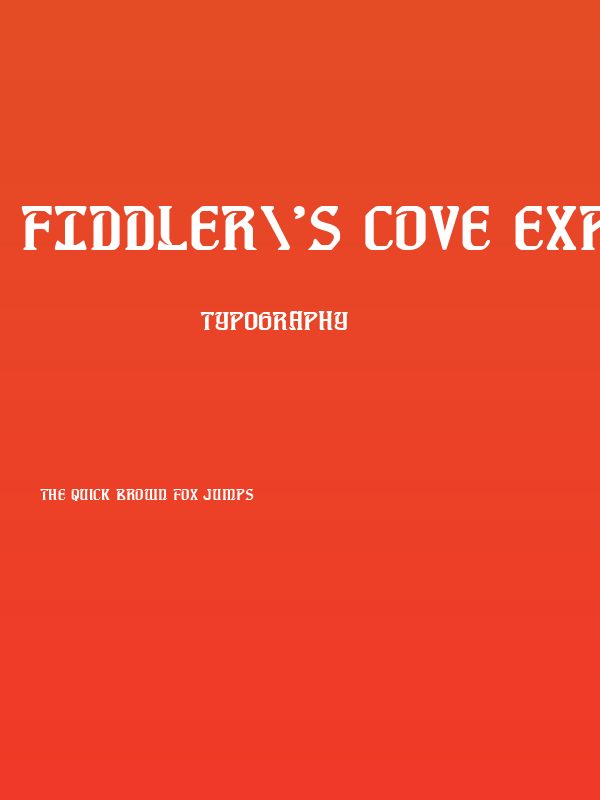 Fiddler's Cove Expanded Poster