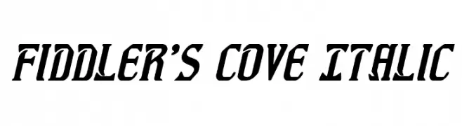 Fiddler's Cove Italic  Frei Schriftart Herunterladen