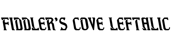 Fiddler's Cove Leftalic Font