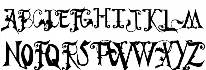 Fiddums Family Font Litere mari