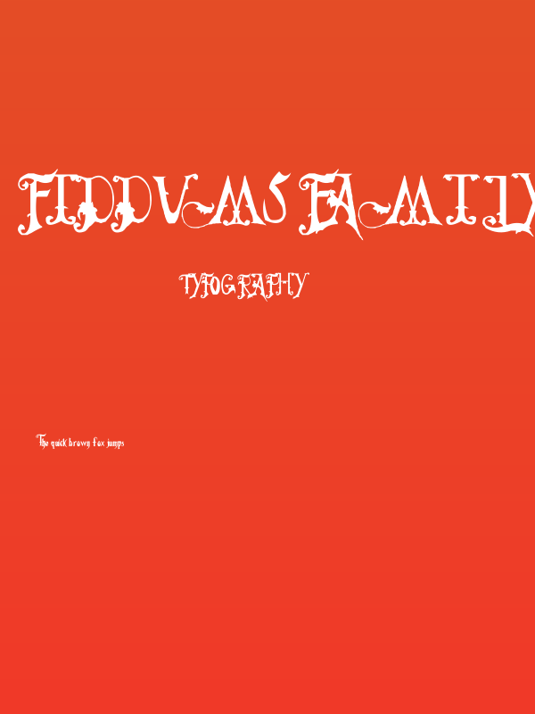 Fiddums Family Poster