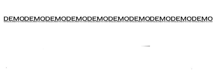 Fidelity Contrasts Single Line Font OTHER CHARS