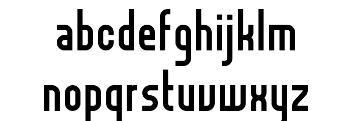 Fidelity Normal フォント 小文字