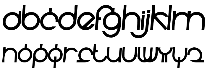 Fidelle Font LOWERCASE
