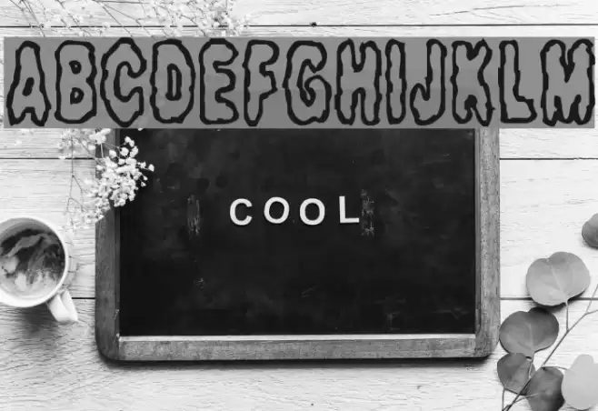 Fidgety BRK Font examples