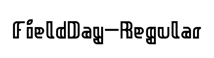 FieldDay-Regular  Frei Schriftart Herunterladen