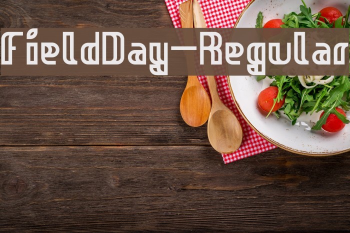 FieldDay-Regular Font examples