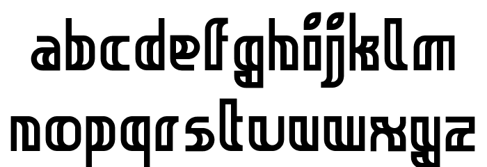 FieldDay-Regular Font LOWERCASE