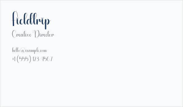 Fieldtrip Business Card