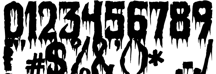 Fiendish Schriftart Anderer Schreiben