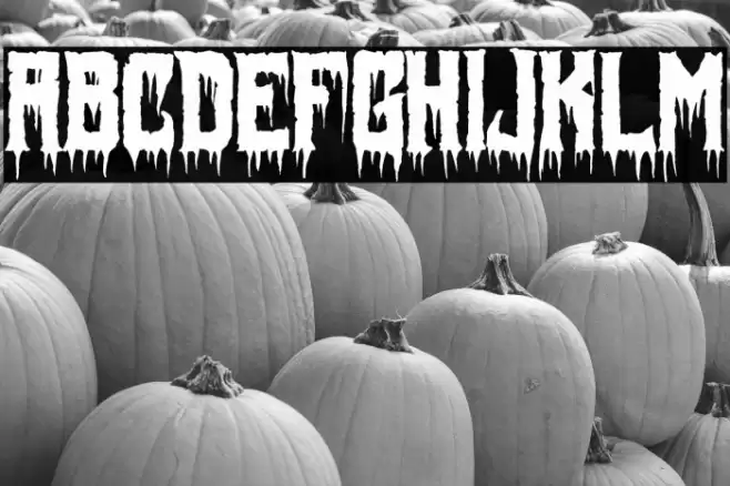 Fiendish Font examples