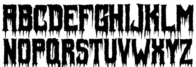 Fiendish Шрифта ВЕРХНИЙ