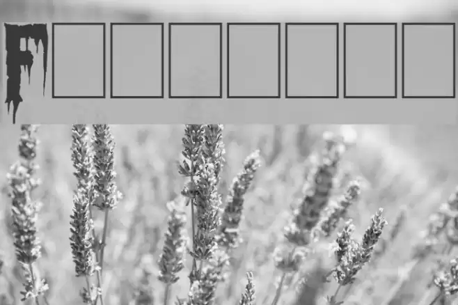 Fiendish Font examples