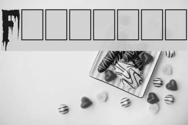 Fiendish Font examples