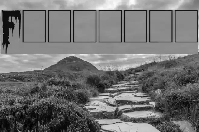 Fiendish Font examples