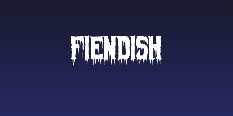 Fiendish Social Header