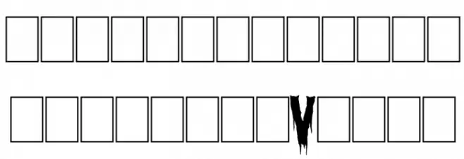 Fiendish Font LOWERCASE