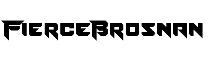 Fierce Brosnan  Free Fonts Download