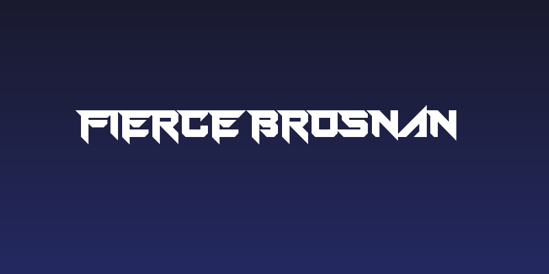 Fierce Brosnan Social Header