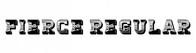 Fierce Regular  Frei Schriftart Herunterladen