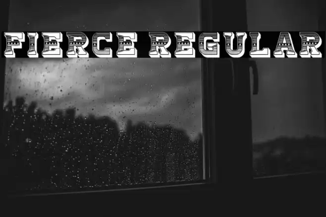 Fierce Regular Font examples