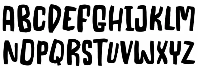 Fiery Sun Demo Font UPPERCASE