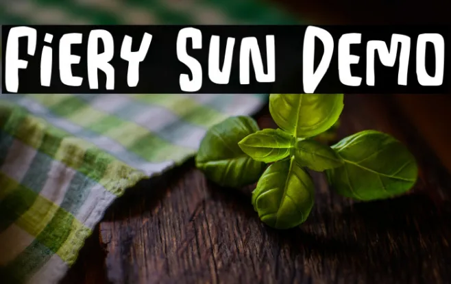 Fiery Sun Demo Example 1