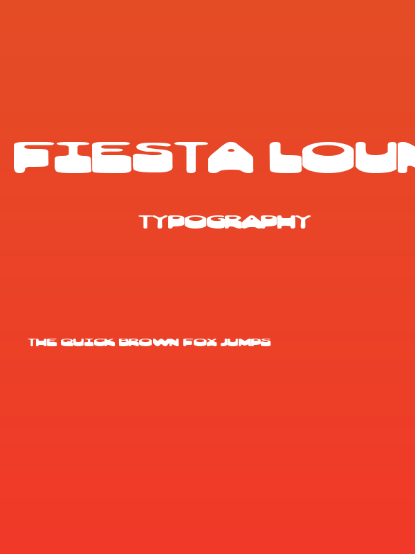 Fiesta Lounge Poster