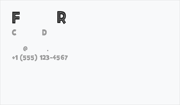 Fiesta Rumba Business Card