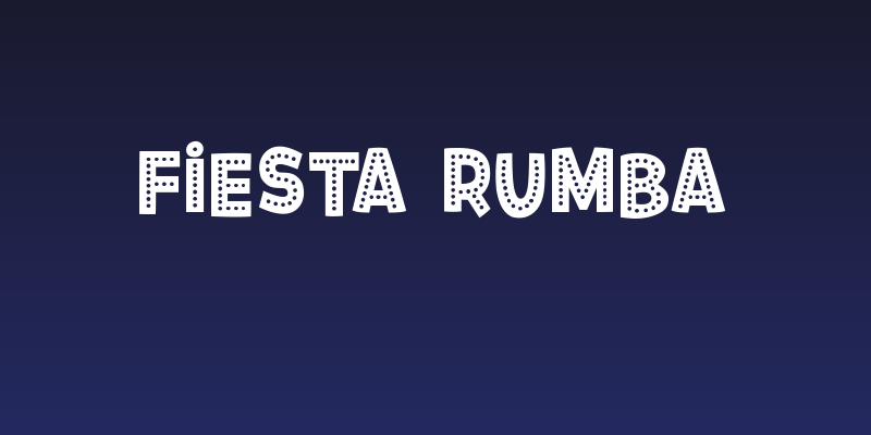 Fiesta Rumba Social Header