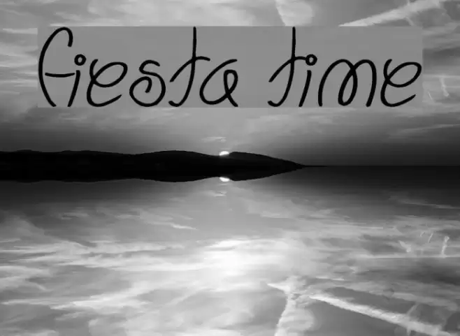Fiesta Time Font examples