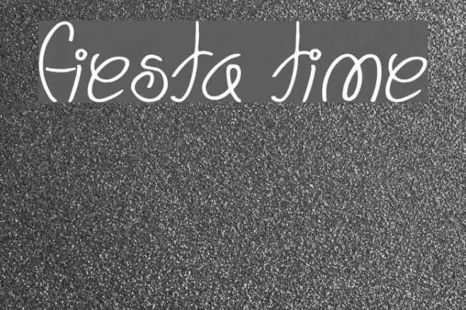 Fiesta Time Font examples