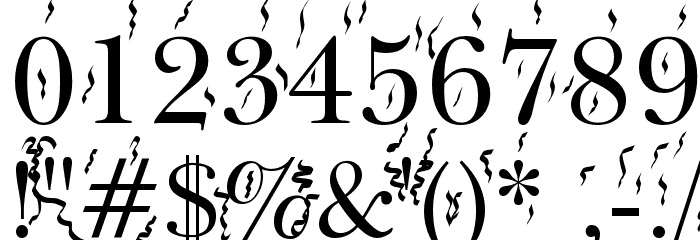 Fiesta Win95 Font OTHER CHARS