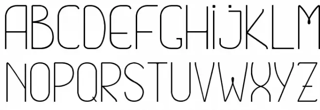 Fifont Schriftart Groß