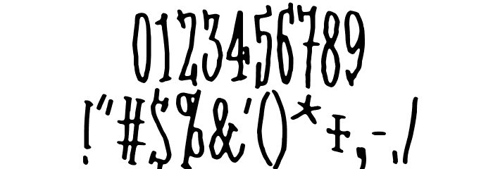Fifteen Feet Of Pure White Snow Font OTHER CHARS