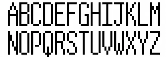 Fifteen Narrow Polices MAJUSCULES