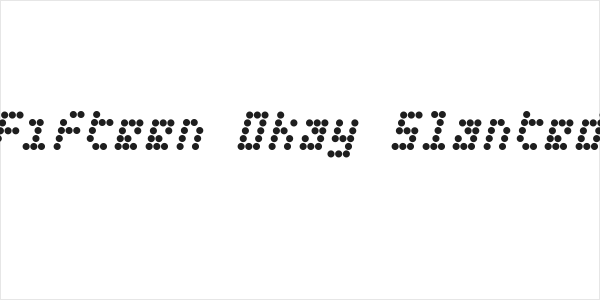 Fifteen Okay Slanted Logo