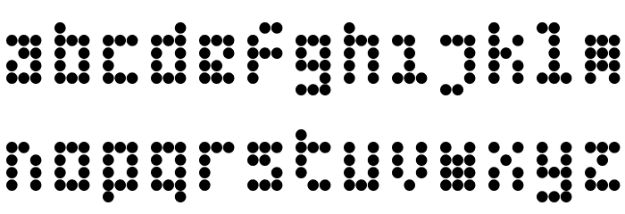 Fifteen Okay Font LOWERCASE