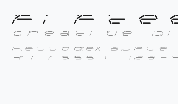 Fifteen Segment Rush Mono LDR Regular Business Card