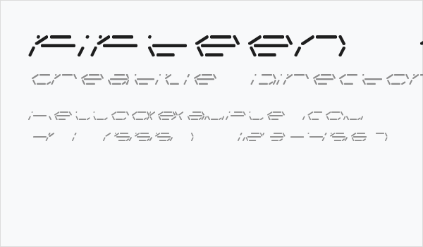 Fifteen Segment Rush Regular LDR Regular Business Card