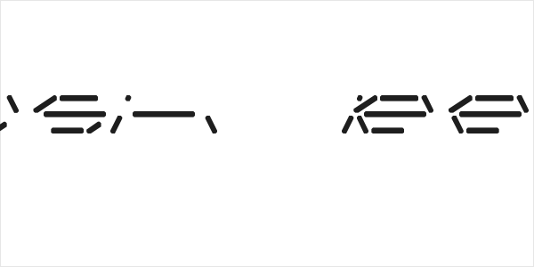 Fifteen Segment Rush Regular LDR Regular Logo