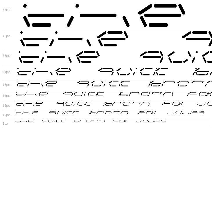 Fifteen Segment Rush Regular LDR Regular Waterfall