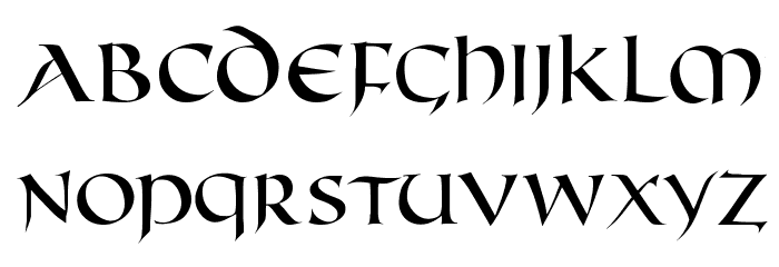 FifthCenturyCaps Font LOWERCASE