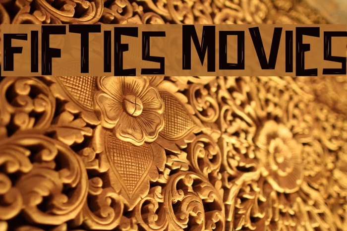 Fifties Movies Example 1