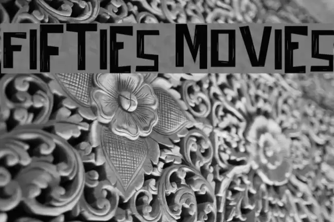Fifties Movies Font examples